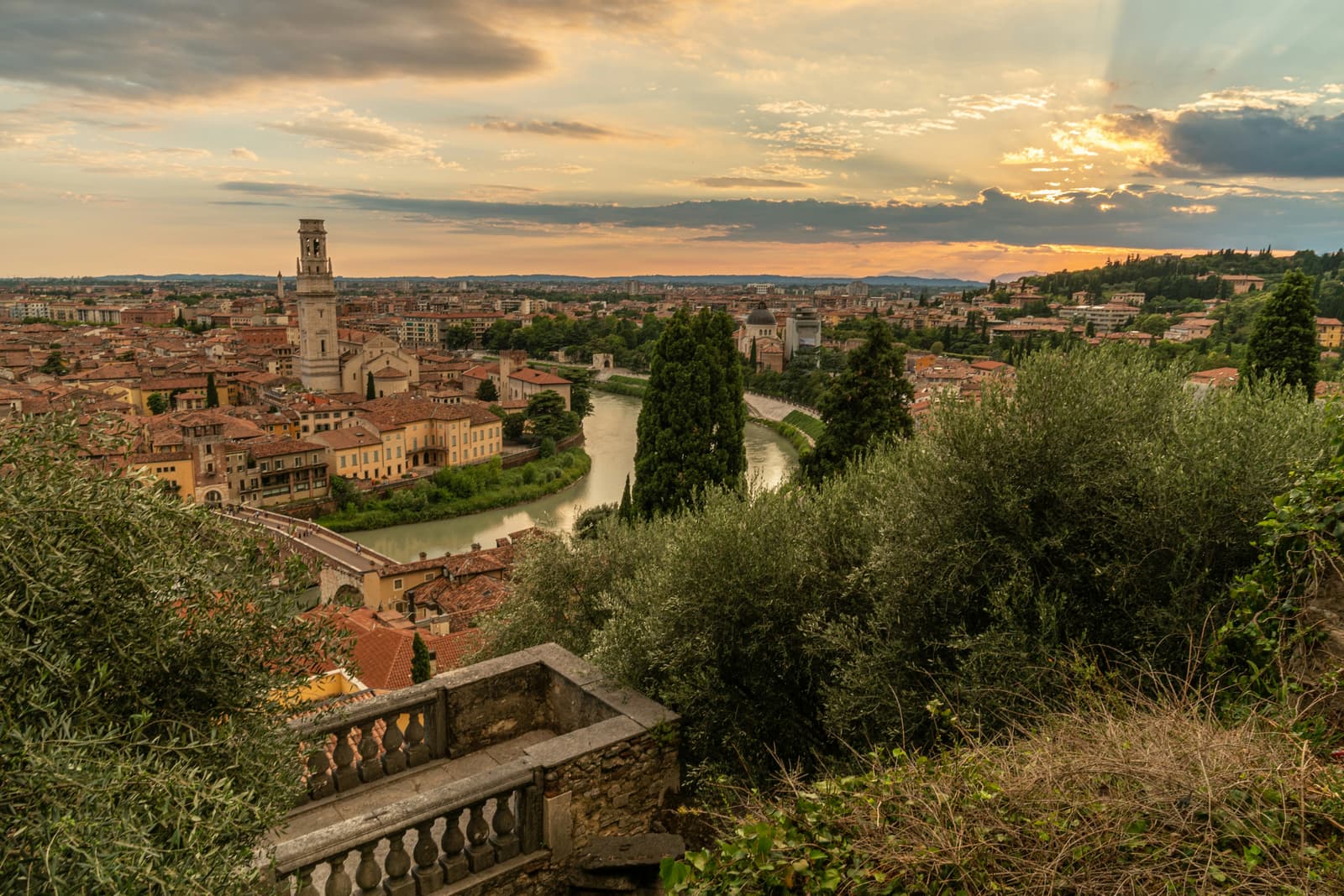 Verona afternoon — a typical Giorno Perfetto destination